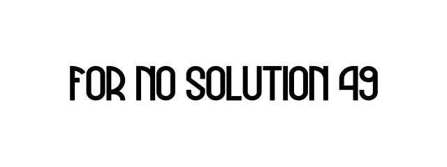 For No Solution bnr