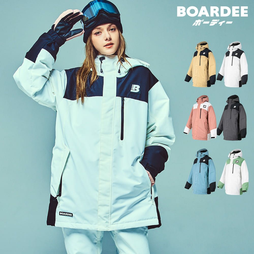 スノボウェア レディース ジャケット 単品 スノーボードウェア BOARDEE