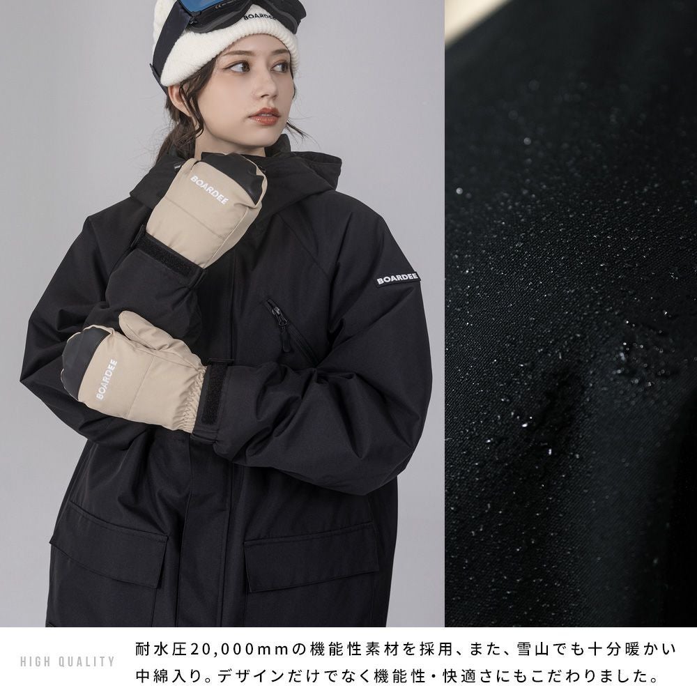 スノボウェア レディース ジャケット 単品 スノーボードウェア BOARDEE