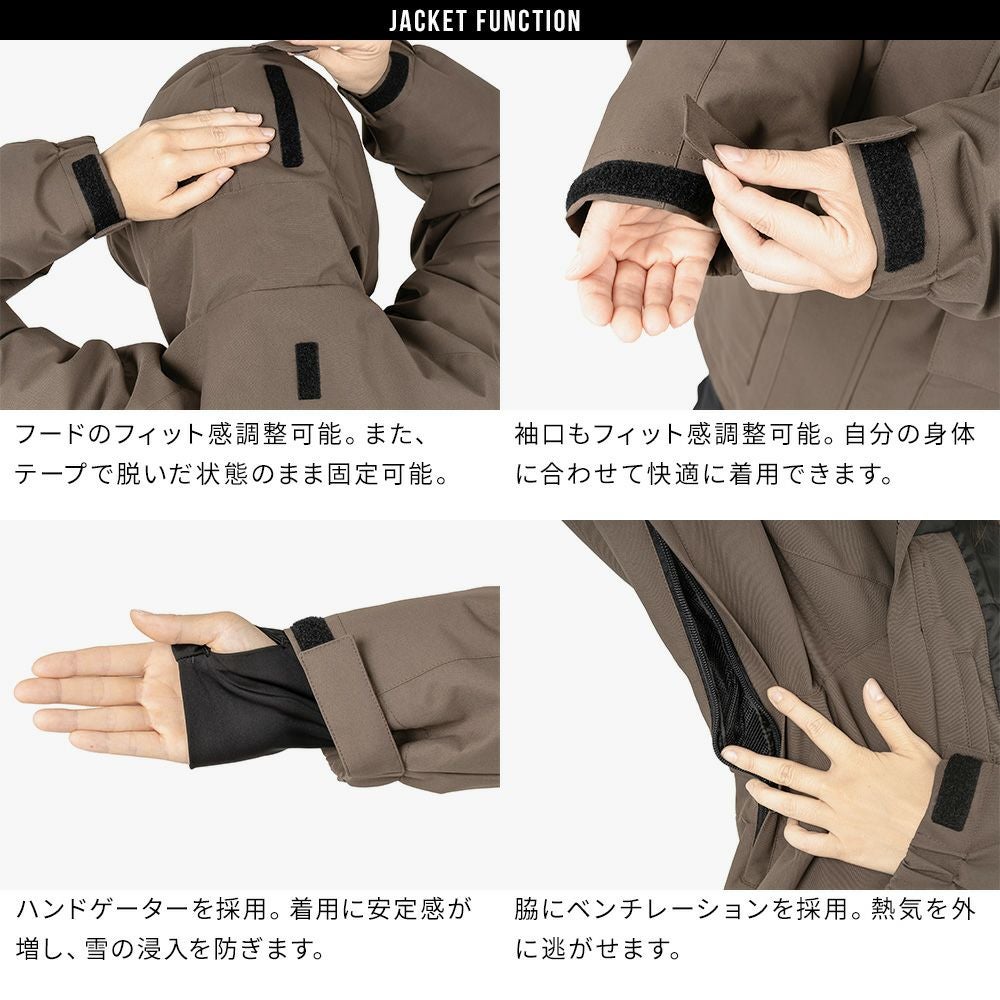 スノボウェア レディース ジャケット 単品 スノーボードウェア BOARDEE