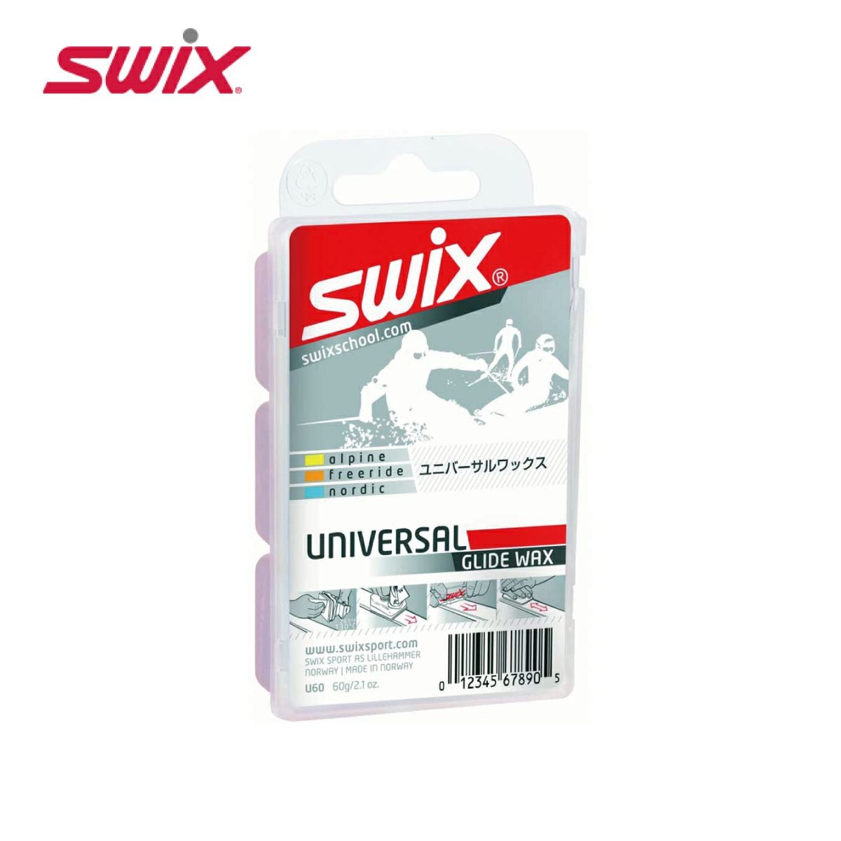 SWIX スウィックス スノボ スノーボード ワックス ＜2025＞ U60
