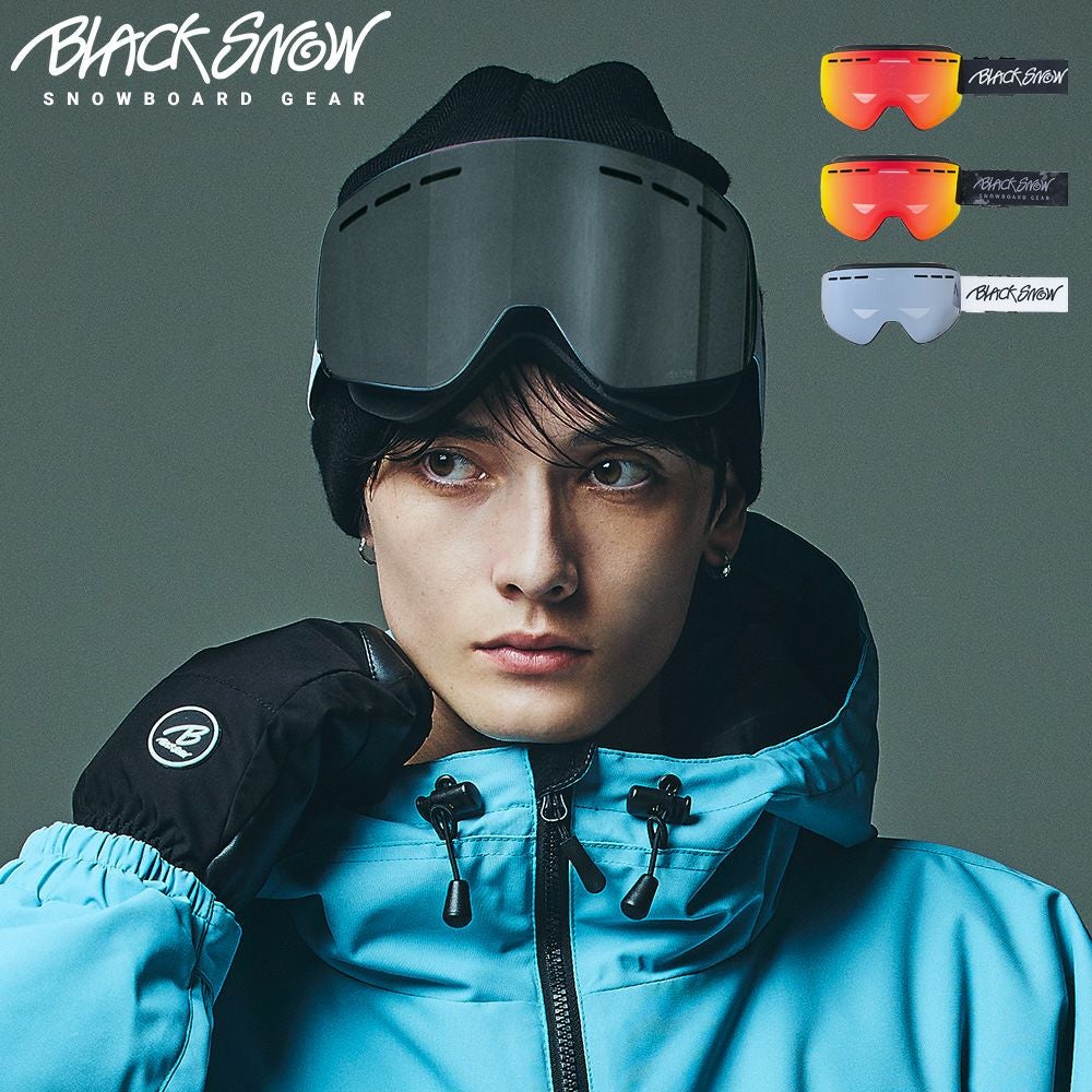 スノボ スキーゴーグル メンズ スノーボード BLACKSNOW BS25EFGG03 B
