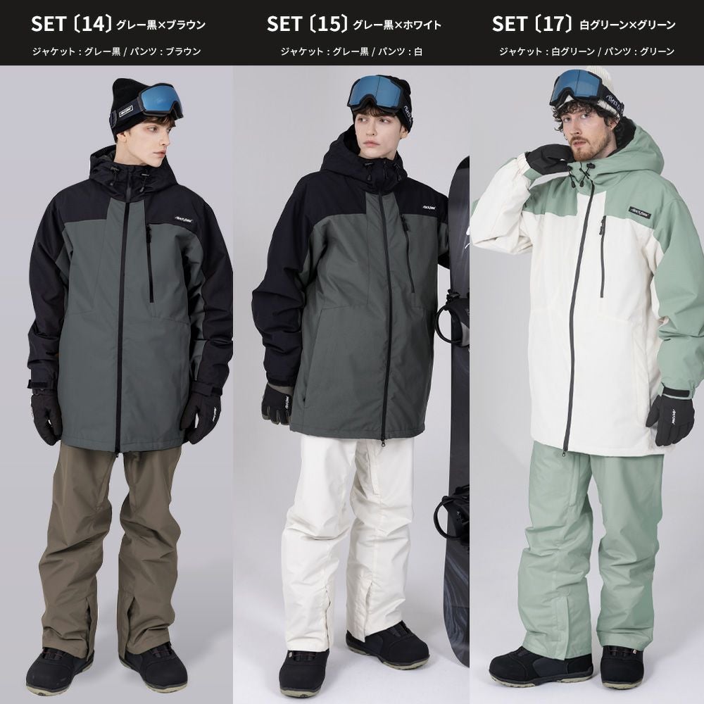 BILLABONG スノーボードウェア ブラック/グレー BILLABONG ビラボン スノーボード ウェア ジャケット ユニセックス