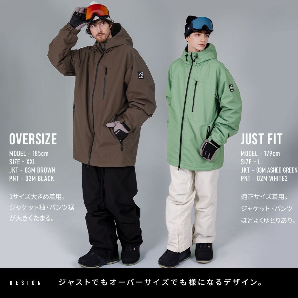 スノボウェア メンズ ジャケット 単品 スノーボードウェア BLACKSNOW