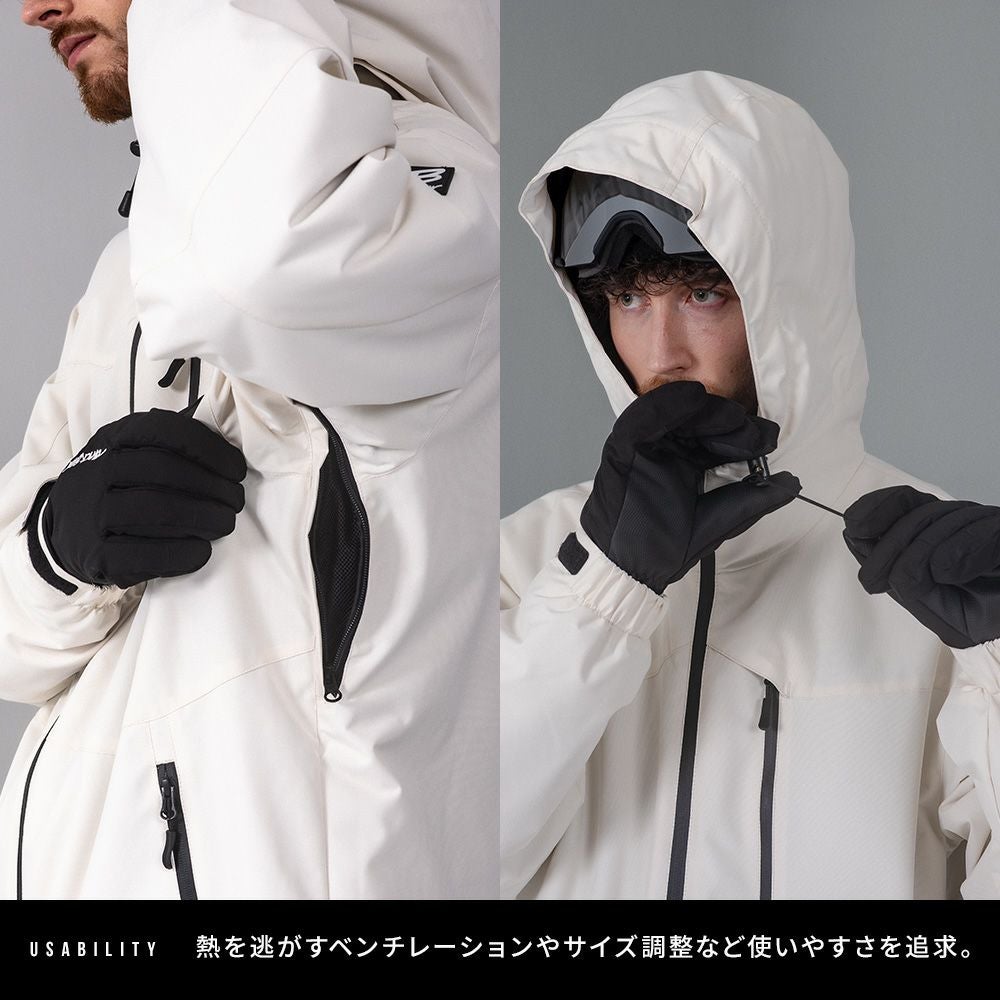 スノボウェア メンズ ジャケット 単品 スノーボードウェア BLACKSNOW