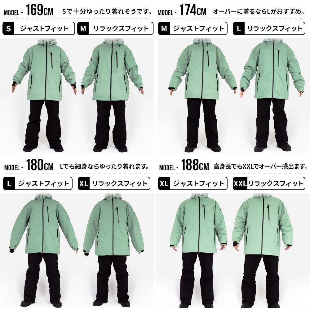 スノボウェア メンズ ジャケット 単品 スノーボードウェア BLACKSNOW
