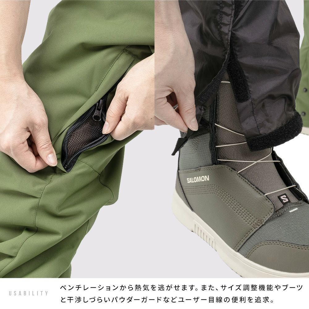 スノボウェア レディース パンツ 単品 スノーボードウェア BOARDEE