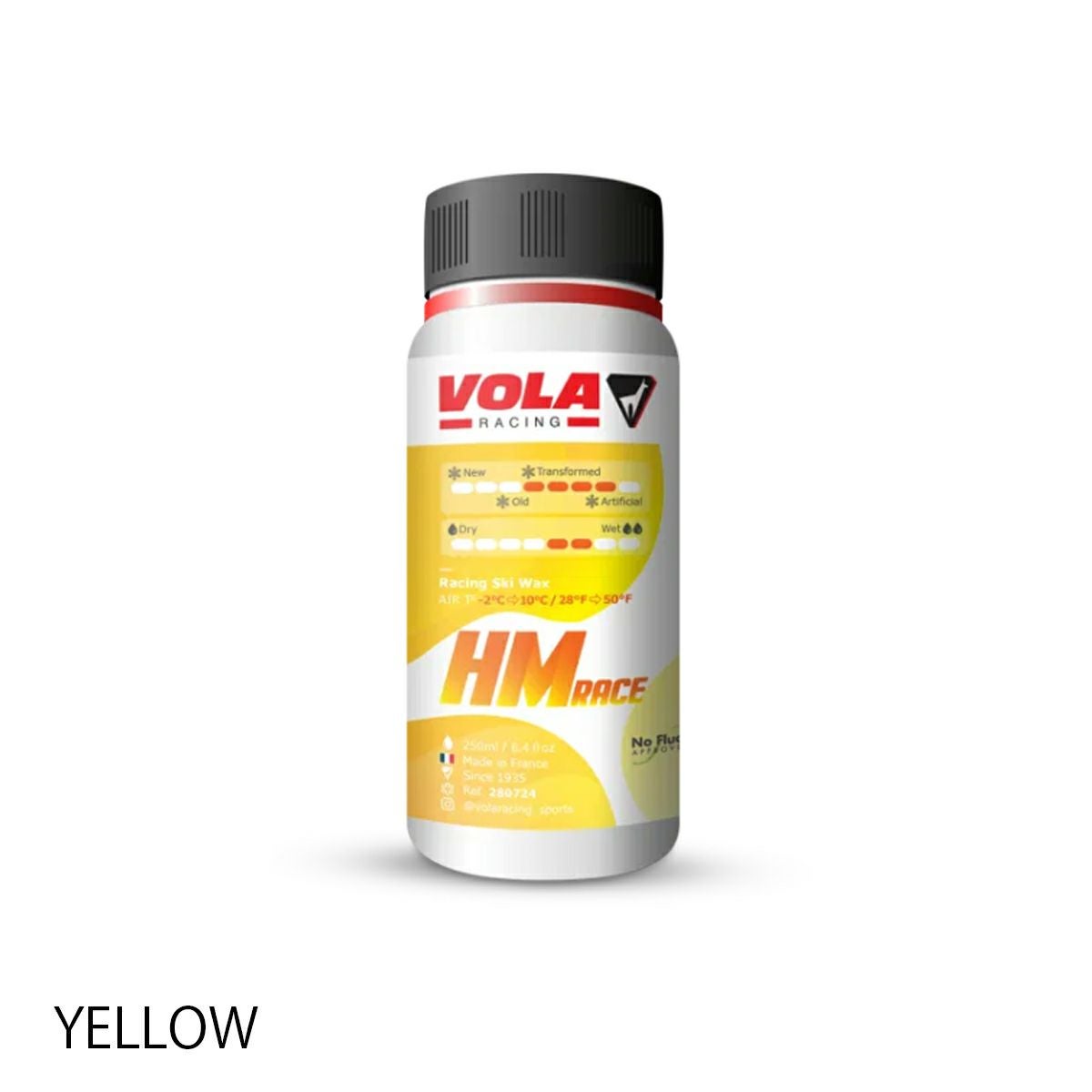 VOLA　LM RACE　リキッド　黄　250ml　toko holmenkol VOLA ボラ リキッド ワックス HM Race YELLOW 250ml 液体 スノボ